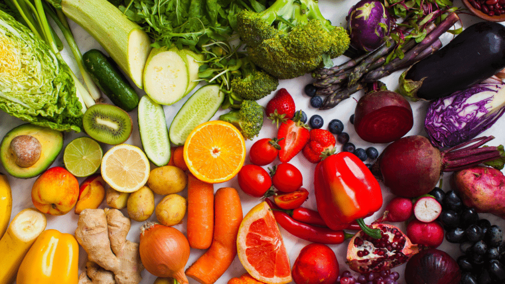 eat the rainbow for antioxidants and mitochondrial health